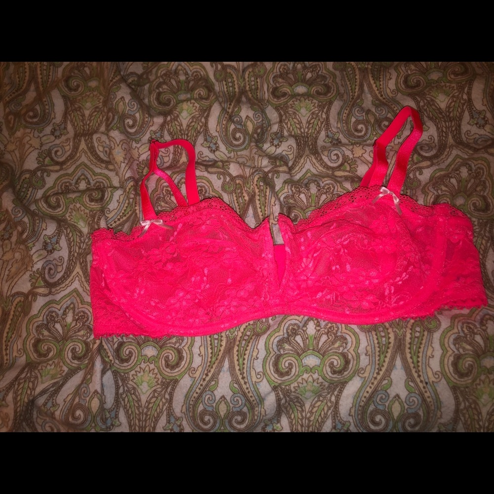 Hot Pink Lace Bra 34D Victoria’s Secret
